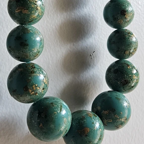 Target Teal Beaded Necklace - Picture 4 of 6